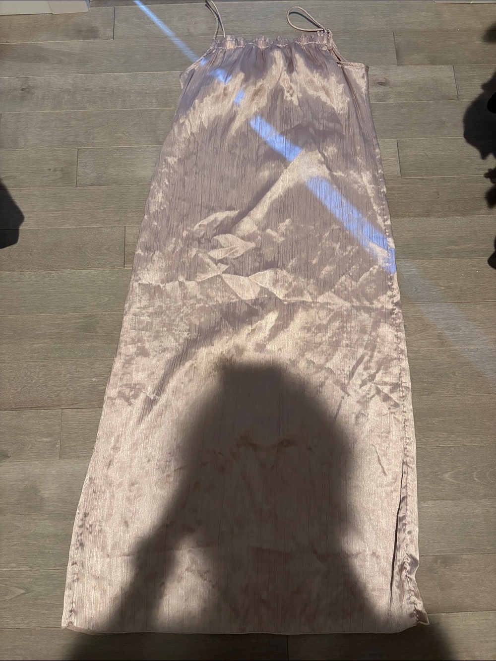 H&M Satin Slip Maxi Skirt in Dusty Lilac
